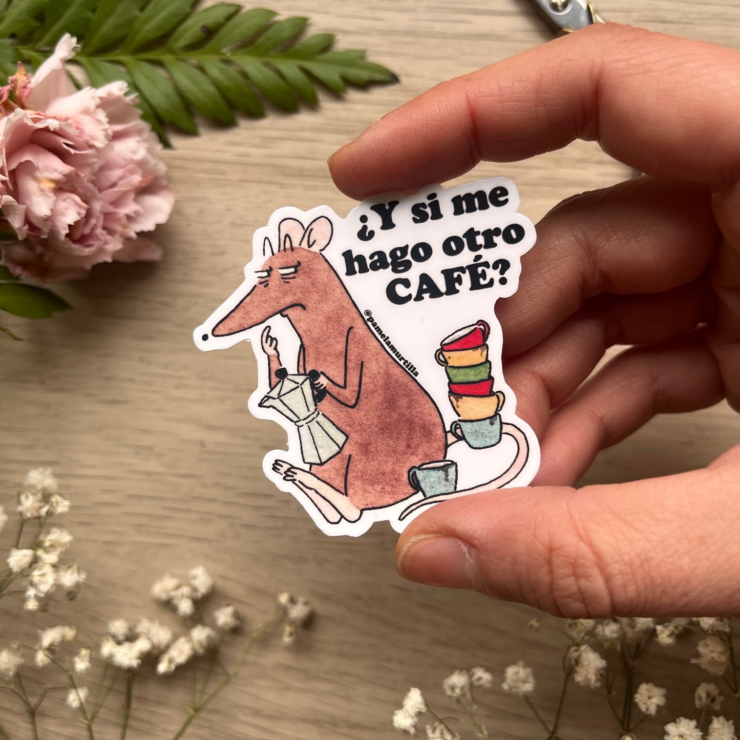 Sticker Waterproof Otro café