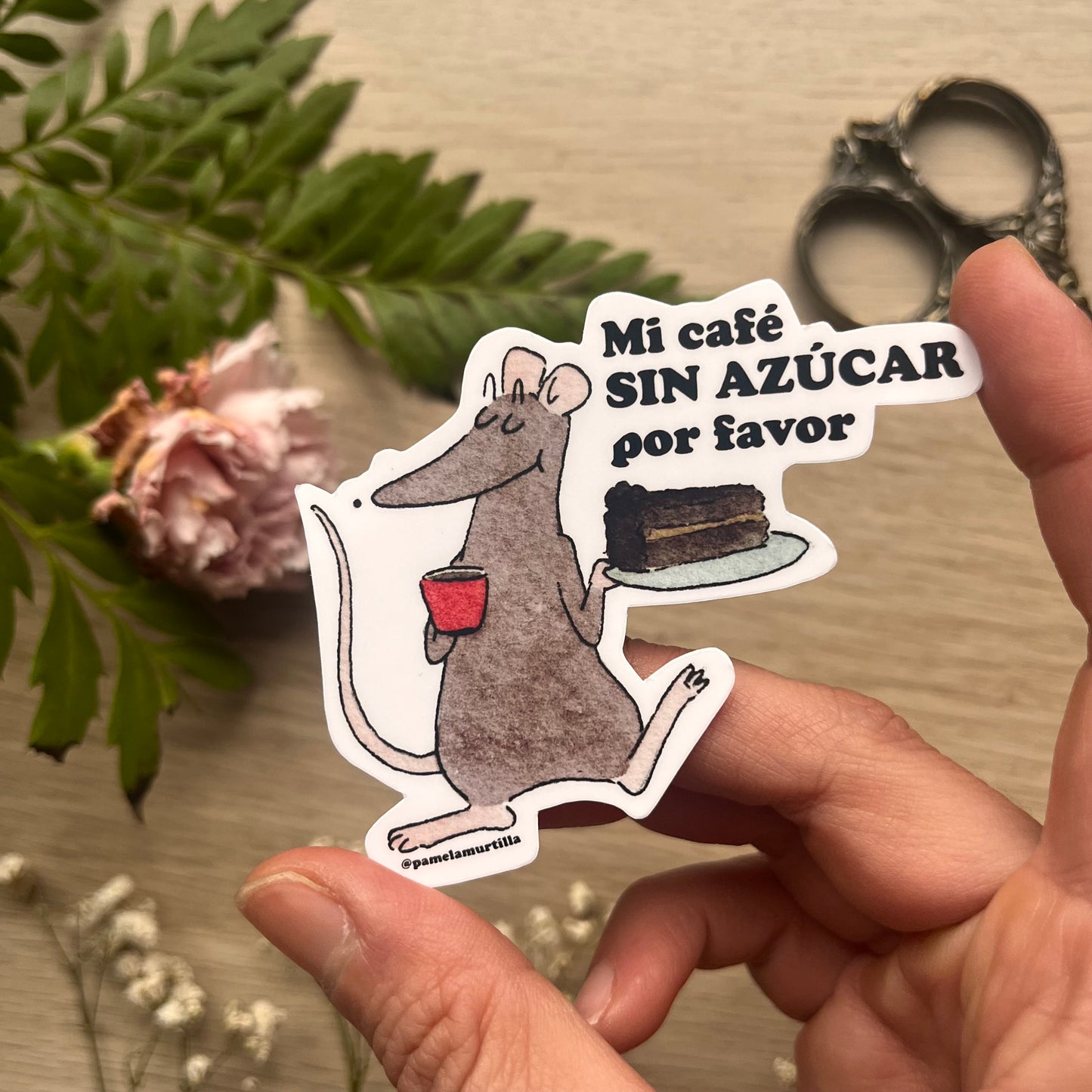 Sticker Waterproof Sin azúcar