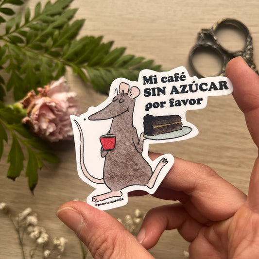 Sticker Waterproof Sin azúcar