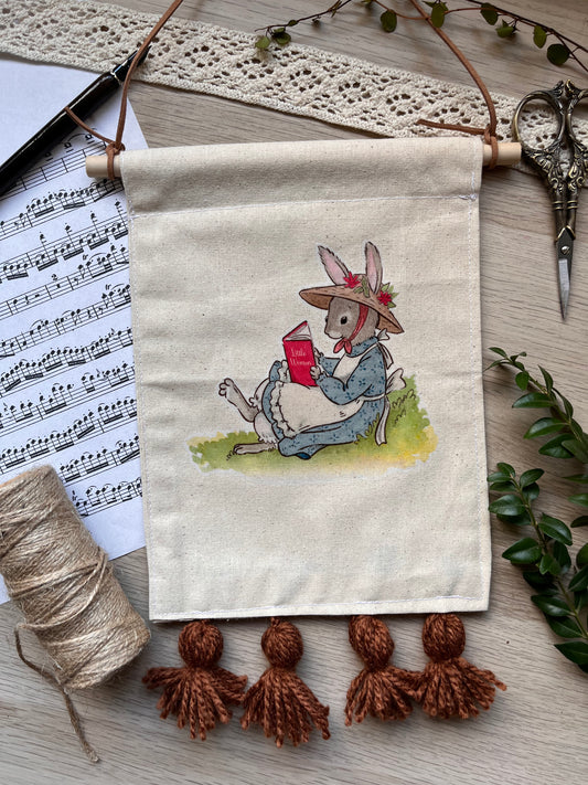 Banderín Coneja Lectora