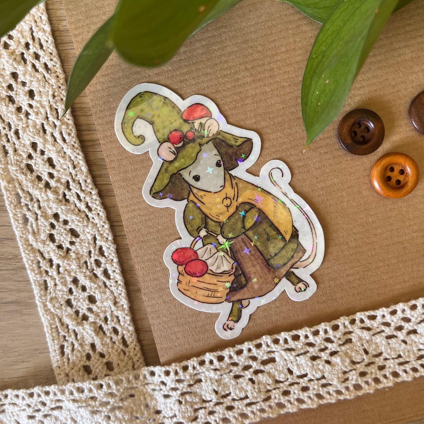 Sticker Waterproof Mycena