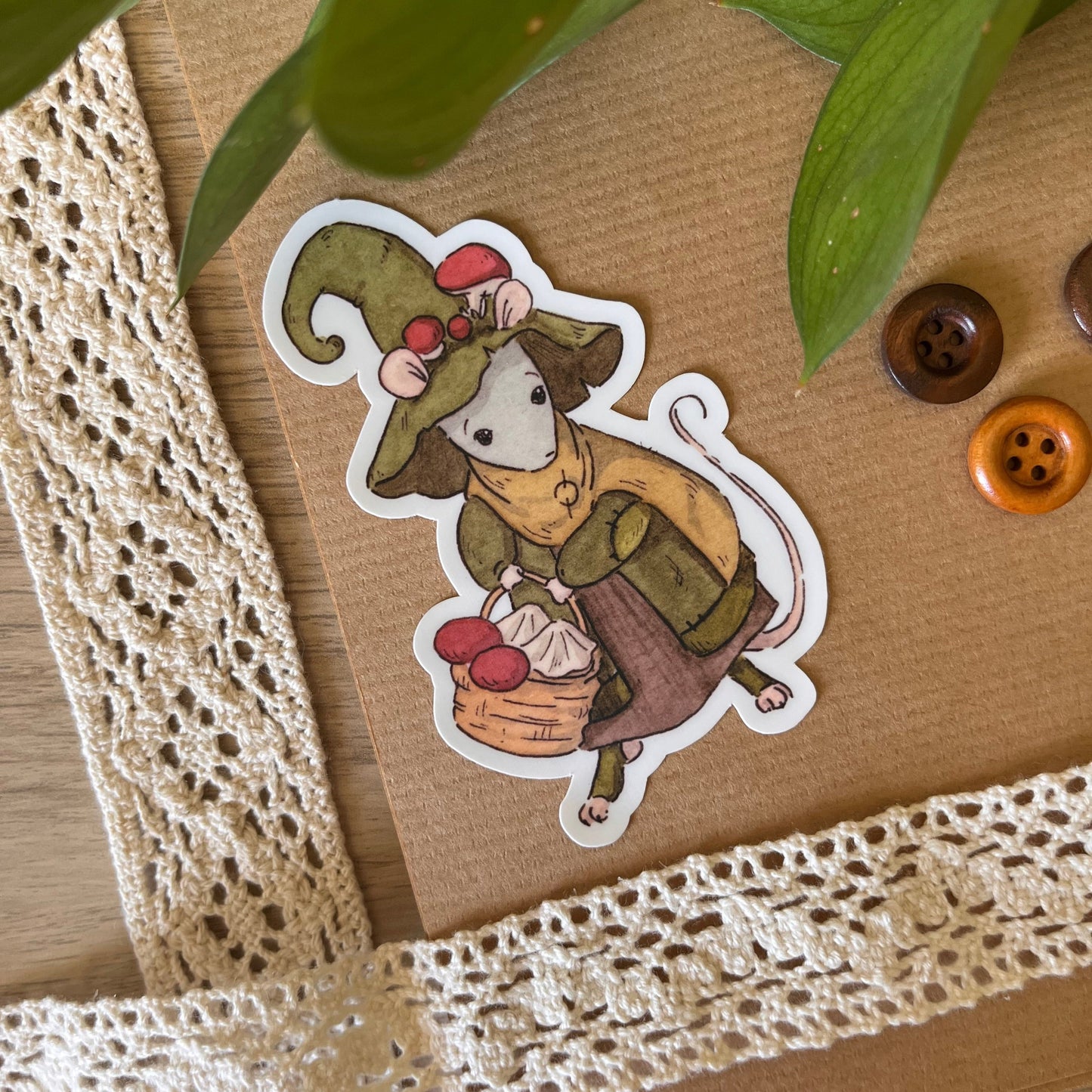 Sticker Waterproof Mycena