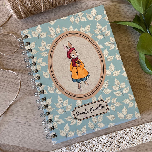 Cuaderno A5 Conejita Otoño